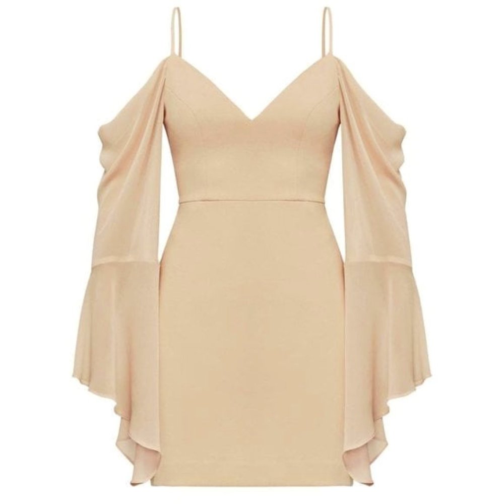 BCBG MAXAZRIA Palm Cold-Shoulder Dress $248.00 - Picture 6 of 9